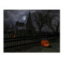 Witch Cottage with Pumpkin Lantern Postcards