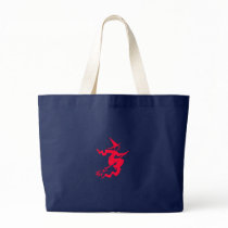Witch Design Jumbo Tote Bag bags