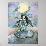 Witch Dragon Poster by Molly Harrison