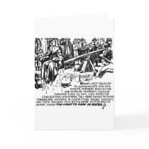Witch Dunking Card