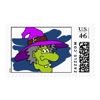 Witch Face stamp