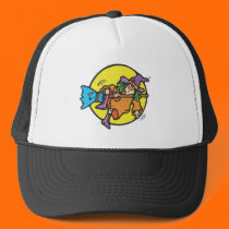 witch falling off broomstick hats