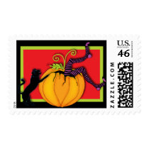 witch-falling postage by Frogs_Cauldron witch-falling postage