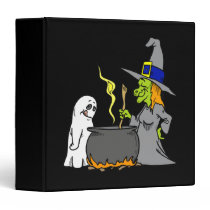Witch & Ghost making brew binders