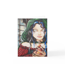 Witch Gothic Dark Fantasy Notecard