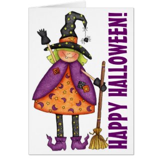Witch - Greeting Card