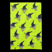 WITCH HALLOWEEN Kitchen, Bath, Bar TOWEL kitchen towels