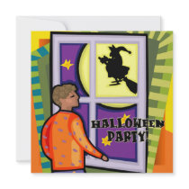 Witch Halloween Party Invitation
