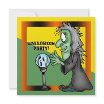 Witch Halloween Party Invitation