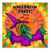 Witch Halloween Party Invitation invitations