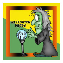 Witch Halloween Party Invitation invitations