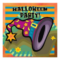 Witch Halloween Party Invitation invitations