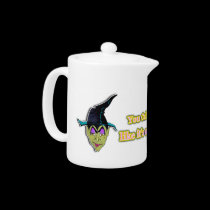 WITCH HALLOWEEN TEA POT or MINI PITCHER teapots