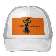 Witch-Happy-Halloween Trucker Hats