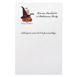 Witch Hat Pumpkins ~ White Custom Stationery