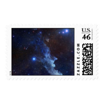 Witch Head Nebula Blue Space Stamp