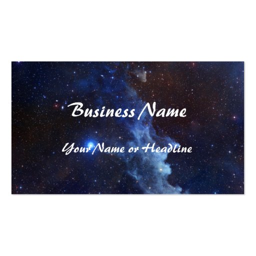 Witch Head Nebula NASA Space Business Card Template