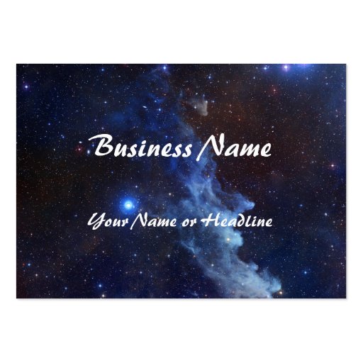 Witch Head Nebula NASA Space Business Card Templates (front side)