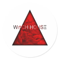 Witch House Round Sticker