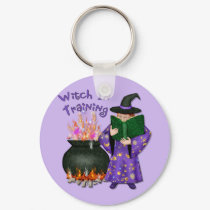 Witch in Training keychains