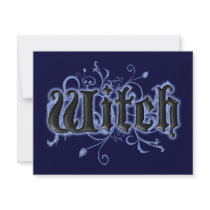 Witch Custom Invitations
