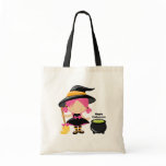 Witch kettle happy halloween trick or treat bag