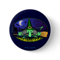 Witch Kilroy Button by kilroyworld Witch Kilroy Button