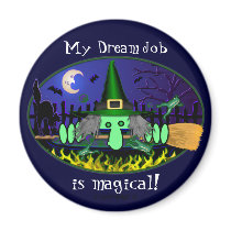Witch Kilroy Magnet