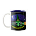 Witch Kilroy Midnight Blue Mug by kilroyworld Witch Kilroy Midnight Blue Mug
