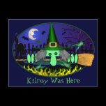 Witch Kilroy Postcard 2 postcards
