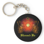 Witch Magic Pentagram keychains