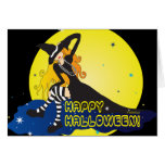 witch & moon_1 greeting cards