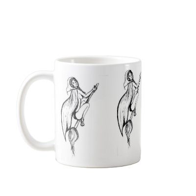 Witch Mug by whittyart