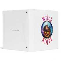 Witch Night 3 Ring Binders