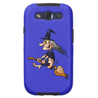 Witch on a broom galaxy SIII cases