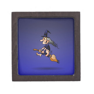 Witch on a broom premium gift boxes