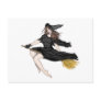 Witch on a Broomstick Postcard