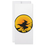 Witch On Broom rack cards