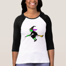 Witch on Broom t-shirts by String_Theory Witch on Broom t-shirts
