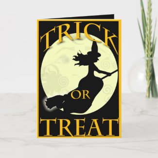 Witch-on-the-moon! card