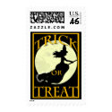 Witch-on-the-moon! postage