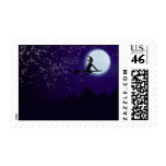 Witch Over the Mountains Stamp