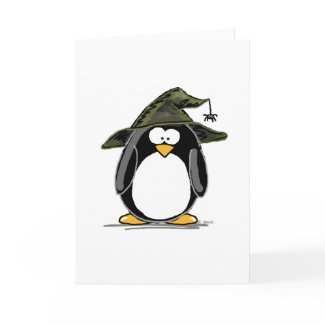 Witch Penguin card