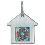 Witch Pentagram Pet Name Tag