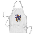 Witch Pirate Skull Apron aprons