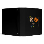 Witch playing pumpkin volley ball binders