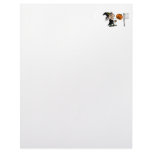 Witch playing pumpkin volley ball personalized letterhead