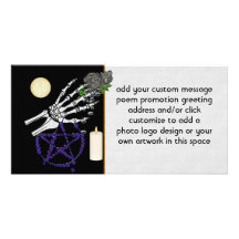 Witch Playthings Personalized Photo Card
