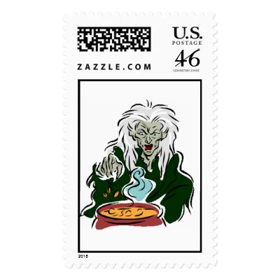 Witch postage