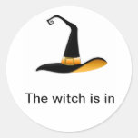Witch Round Sticker